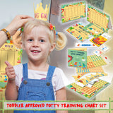 Potty Training Chart For Toddlers – Dinosaur Design - Reward Your Child – Sticker Chart, 4 Week Chart - Athena Futures Inc.