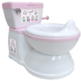 Potty Toilet Training Seat - Unicorn Design-Realistic Urinal with Flush Sounds, Paper Roll Holder, Wipes Storage Dispenser, Removable Washable Bowl - Bathroom Accessories for Teaching Toddlers & Kids - Athena Futures Inc.