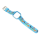 Dinosaur Pattern Blue Colored Watch Band for Use with Athena Futures Potty Training Watch - Athena Futures Inc.