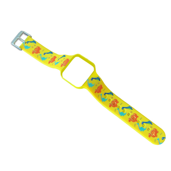 Dinosaur Yellow Watch Band for Athena Futures Potty Training Watch - Athena Futures Inc.