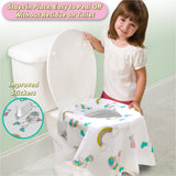 Disposable Toilet Seat Covers for Toddlers - Individually Wrapped Unicorn Potty Training Liners for Kids - Athena Futures Inc.
